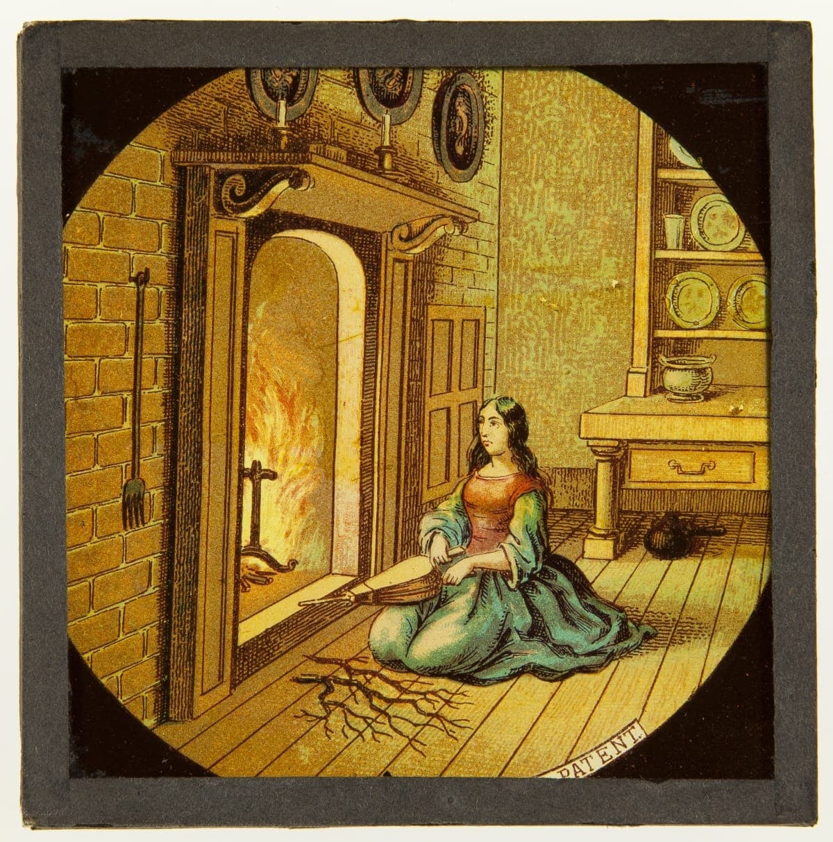 Lantern Slide, Cinderella, 1870-1920