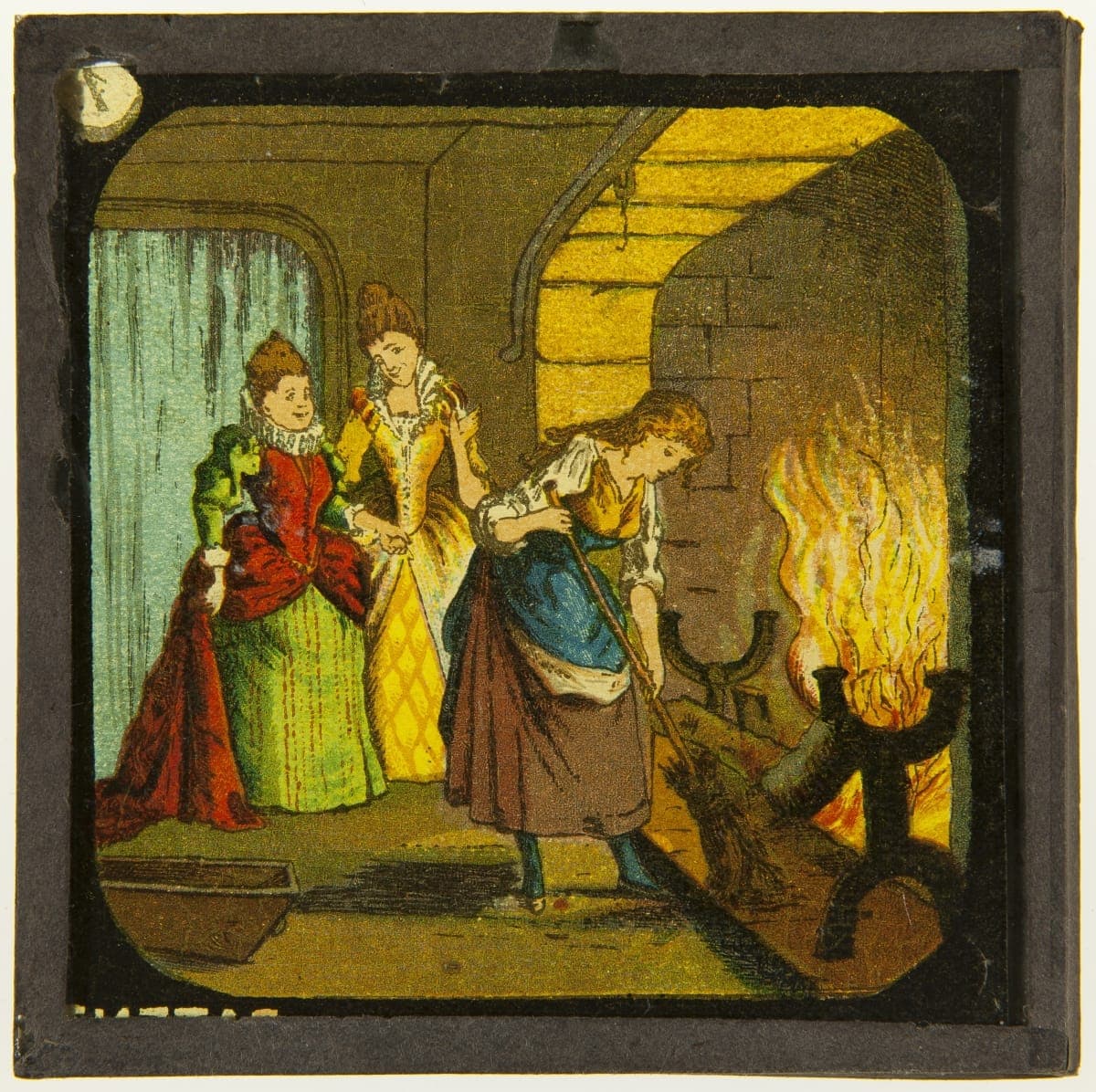 Lantern Slide, Cinderella, 1880-1889