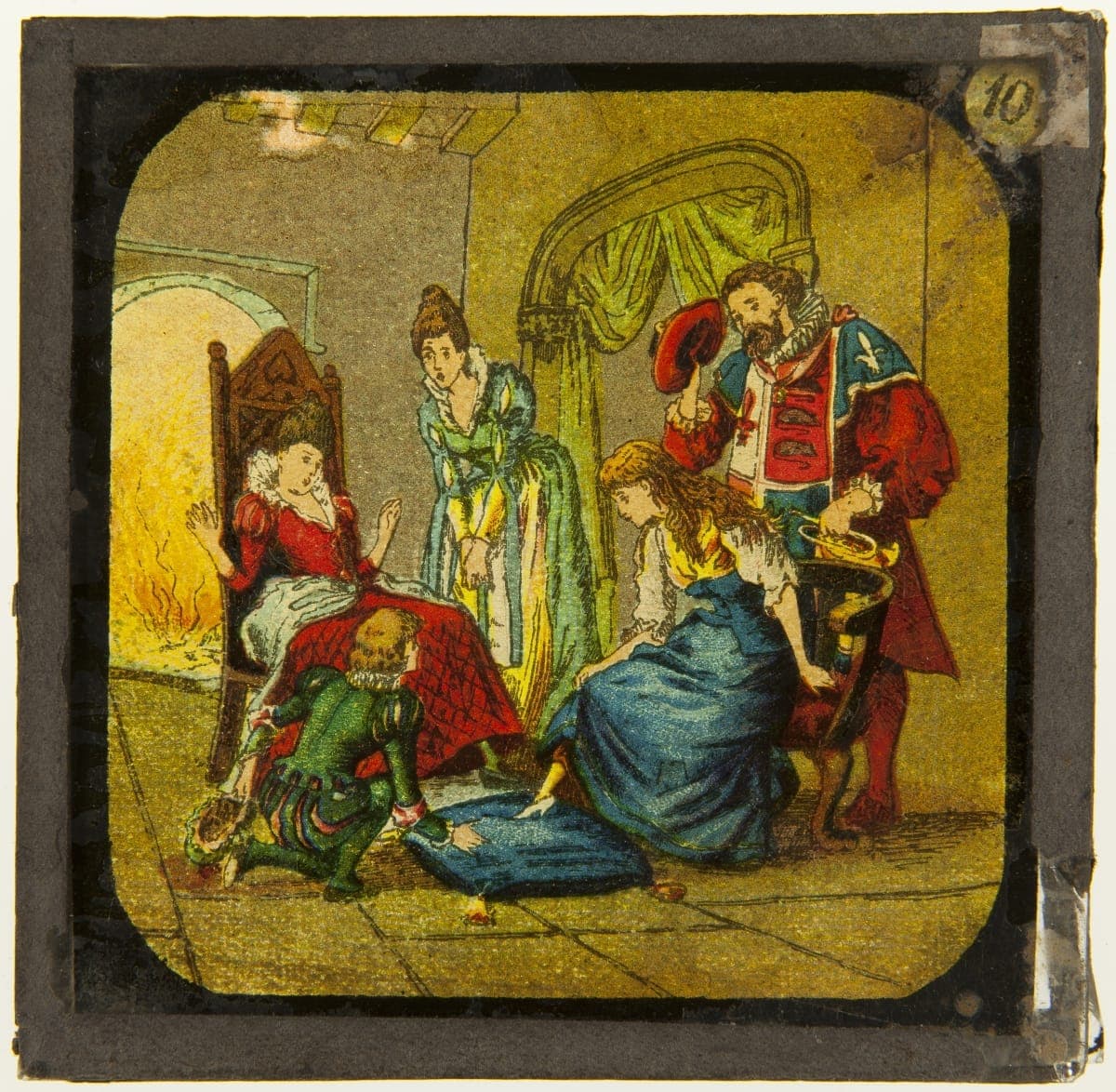 Lantern Slide, Cinderella, 1880-1889