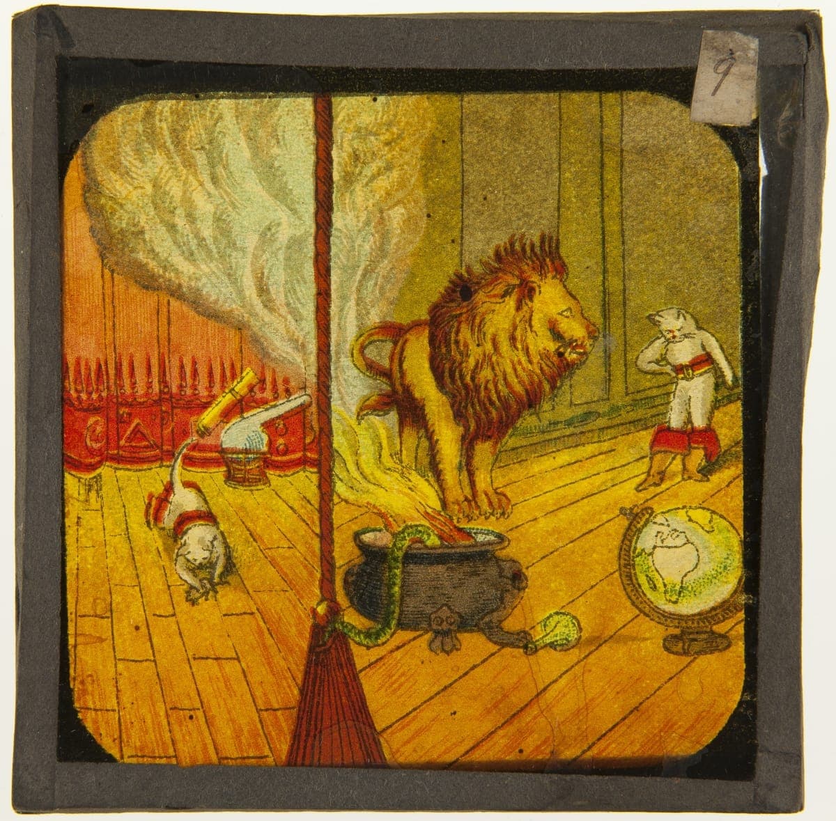 Lantern Slide, Puss in Boots, circa 1890