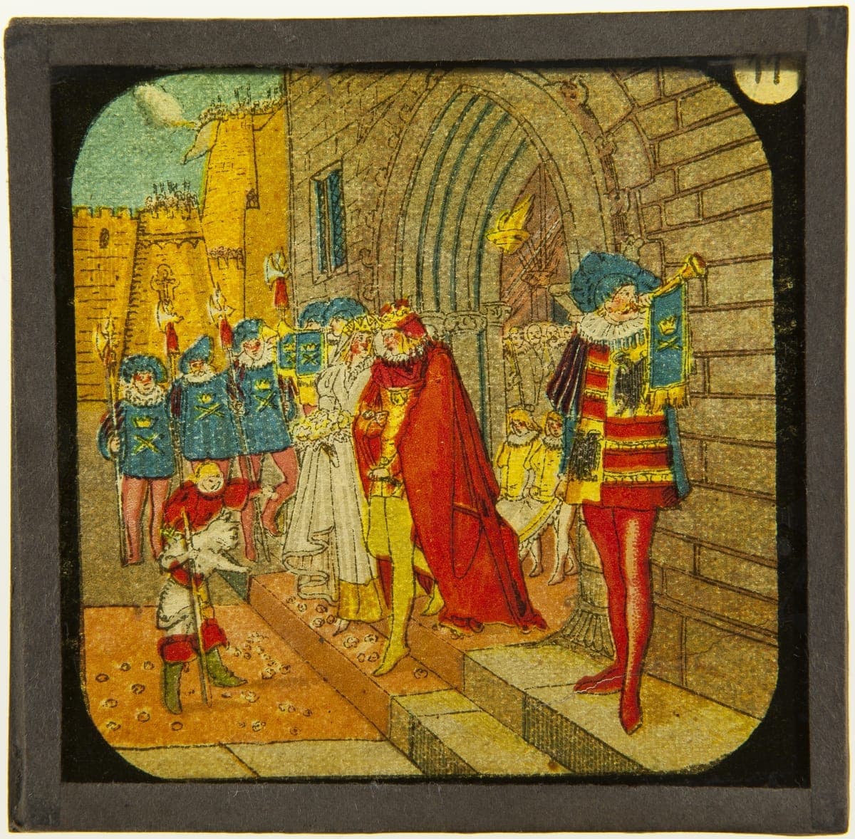 Lantern Slide, Puss in Boots, circa 1890