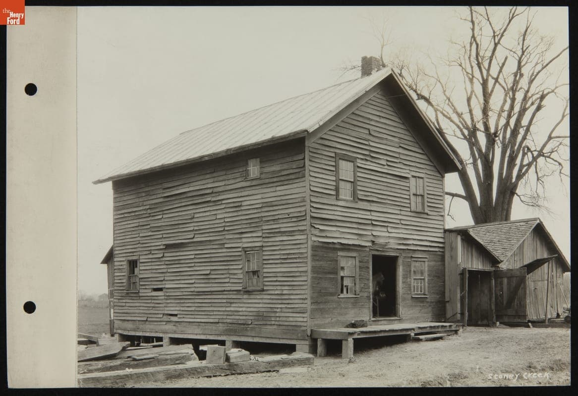 Loranger Gristmill on Stoney Creek near Monroe, Michigan, April 1927