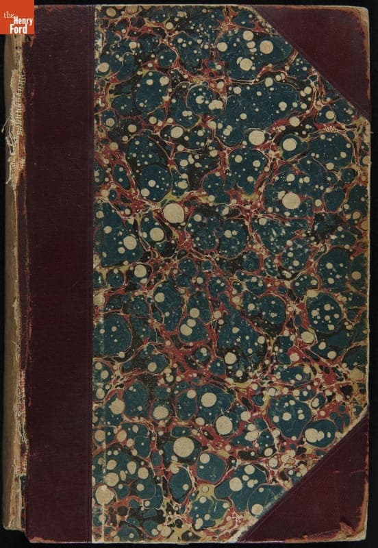 Book Used by the Wright Family, "Half-Hours with the Best Authors," Volume I, circa 1848