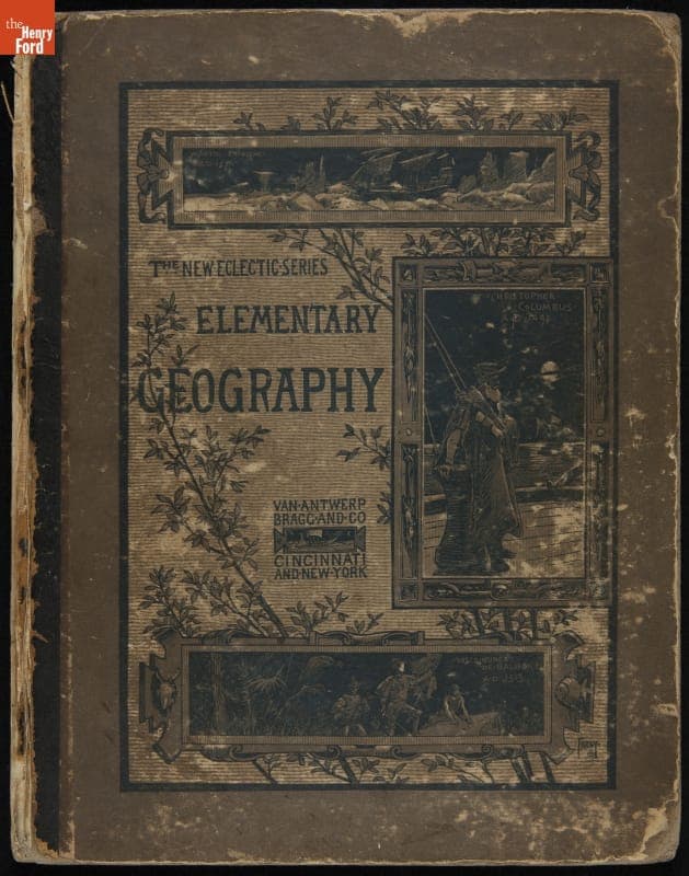 Book Used by Katharine Wright, "Elementary Geography," 1883