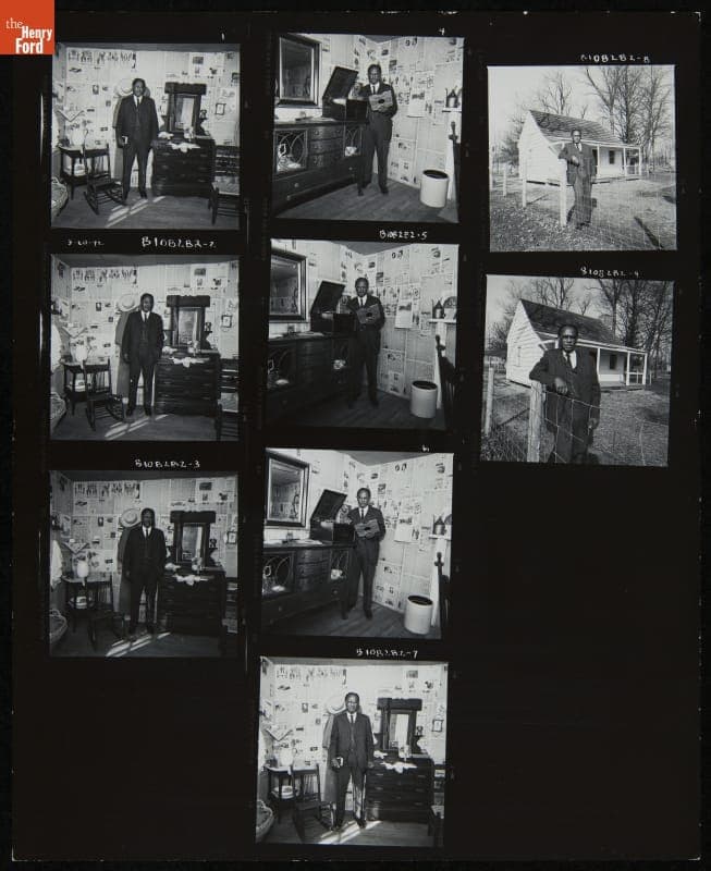 Mattox Family Home in Greenfield Village, HIram Hubbard, Historic Presenter, March 1992