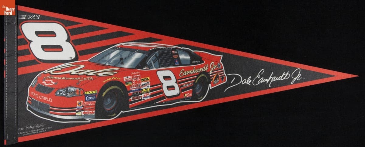 Pennant, "Dale Earnhardt, Jr., #8," 2001