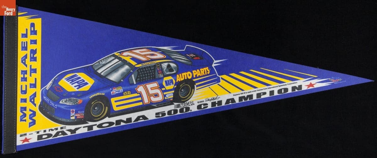 Pennant, "Michael Waltrip, #15," 2003
