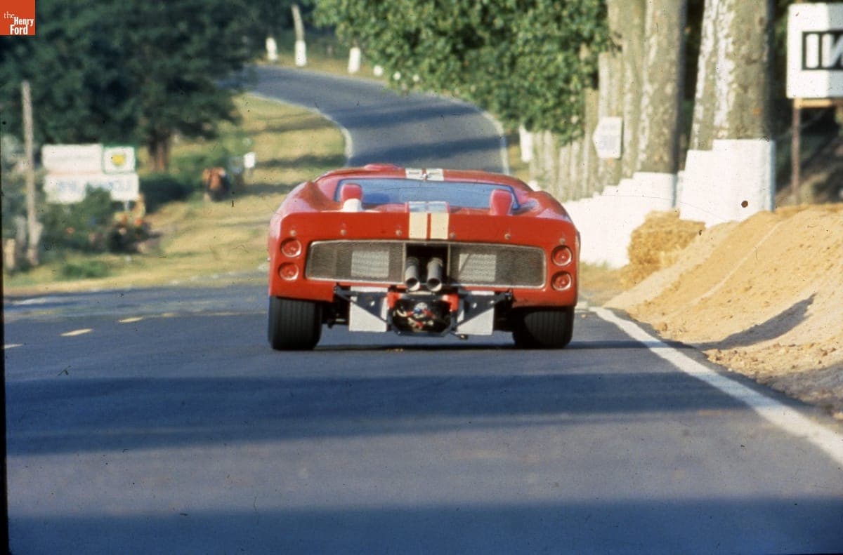 Ford GT40 Mark II Driven by Dan Gurney and Jerry Grant at the 24 Heures du Mans (24 Hours of Le Mans) Race, June 1966
