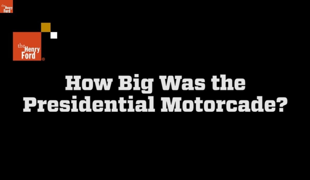 "How Big Was the Presidential Motorcade?" Clip from Interview with Clint Hill, 2013