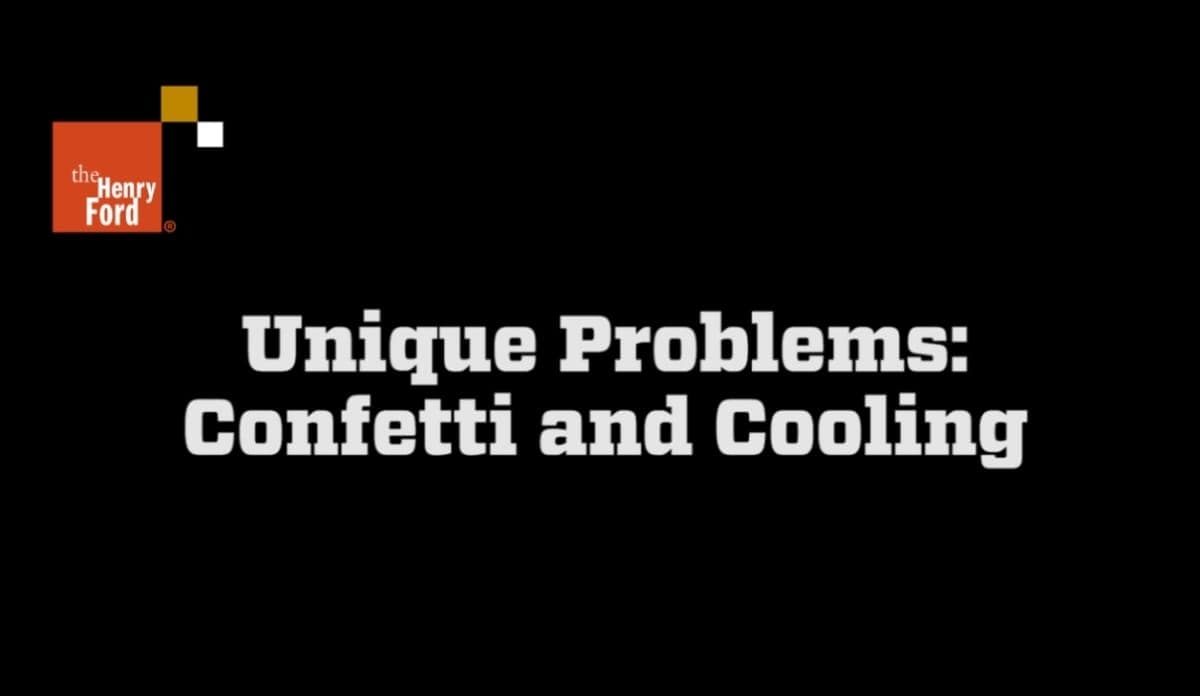 "Unique Problems: Confetti and Cooling" Clip from Interview with Clint Hill, 2013