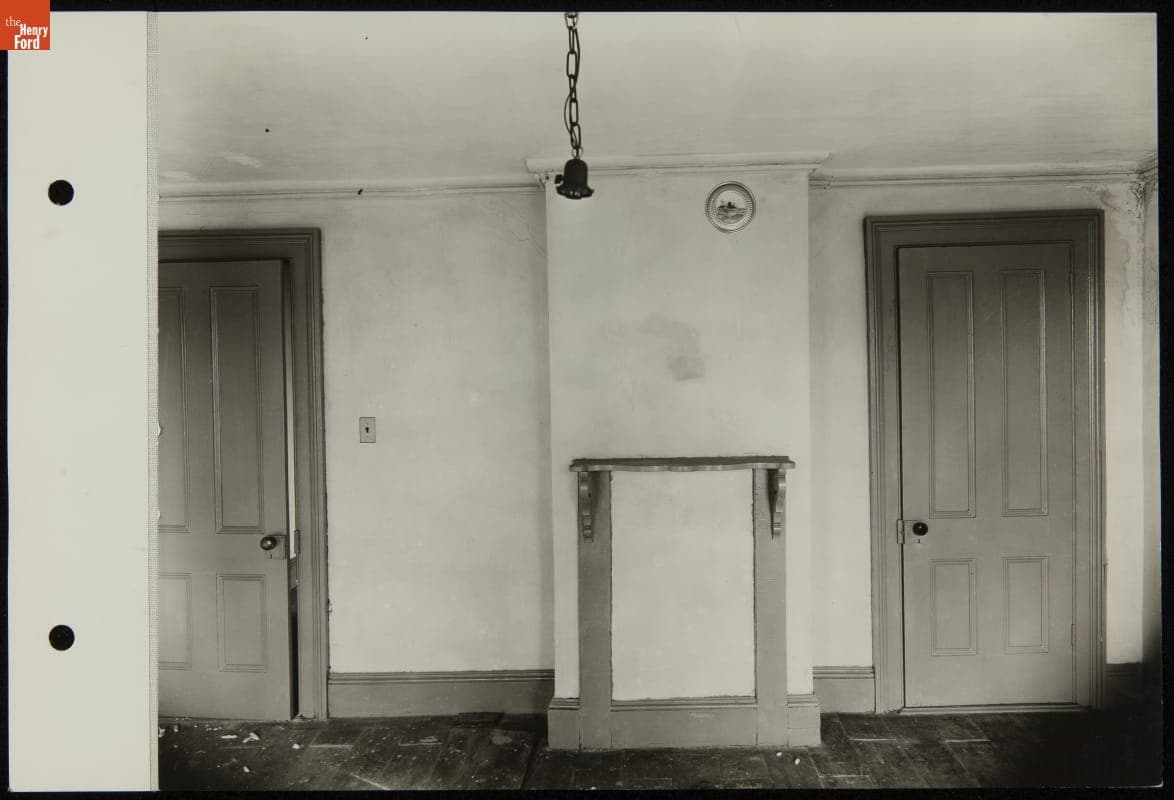 Interior of the Sarah Jordan Boarding House at its Original Site, Menlo Park, New Jersey, 1928