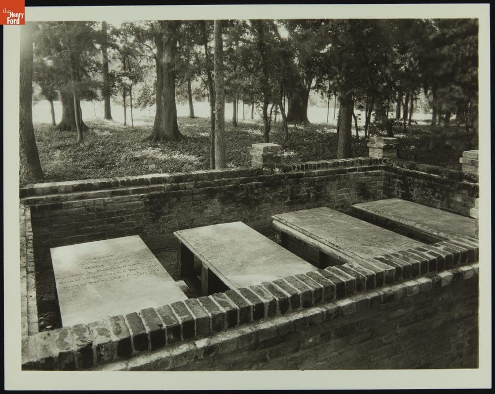 Burnt Church Cemetery in Richmond Hill, Georgia, circa 1940