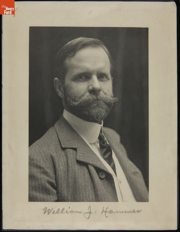 Portrait of William J. Hammer, 1880-1910