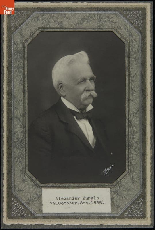 Portrait of Alexander Mungle, October 8, 1928