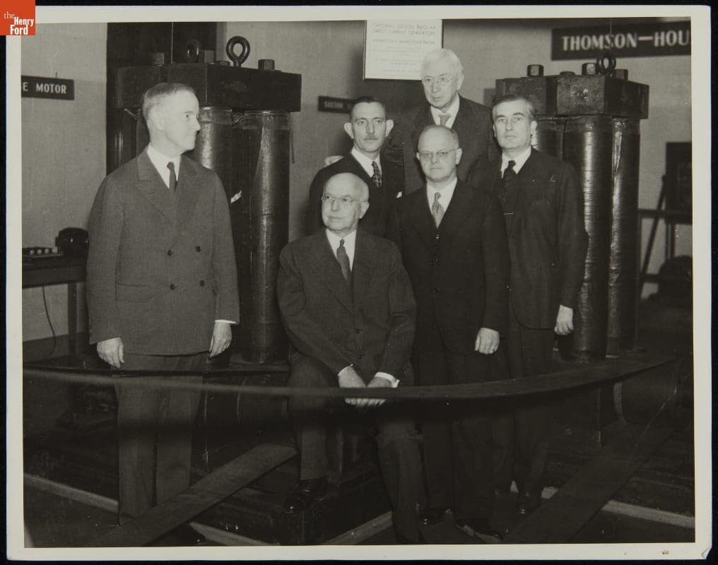 Group Portrait of Alfred O. Tate and Others at the Franklin Institute, December 3, 1935