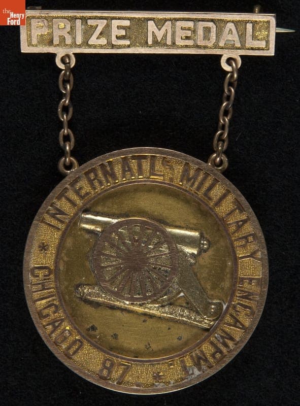 Prize Medal from the International Military Encampment Held in Chicago, Illinois, 1887