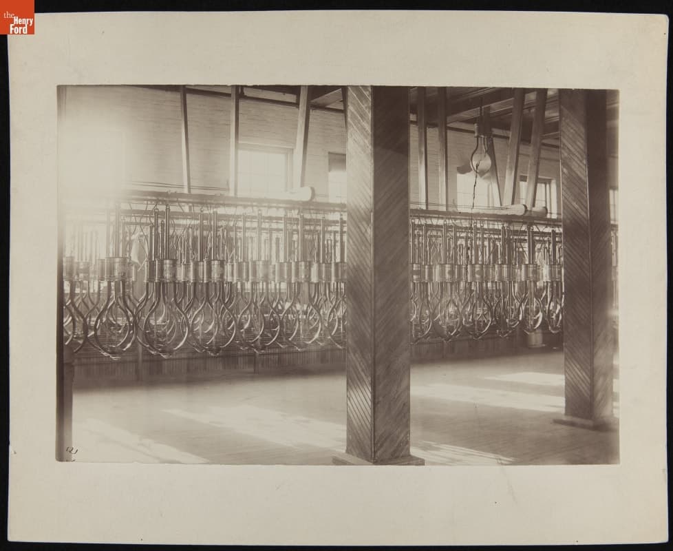 Wood's System Dynamo and Arc Lamp Testing Department at the Fort Wayne Electrical Corporation, circa 1894