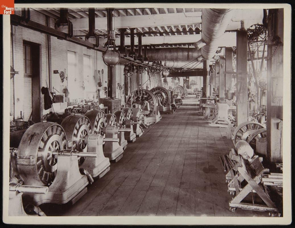 Erecting Department, Ground Floor, Main Shop at the Fort Wayne Electrical Corporation, circa 1894