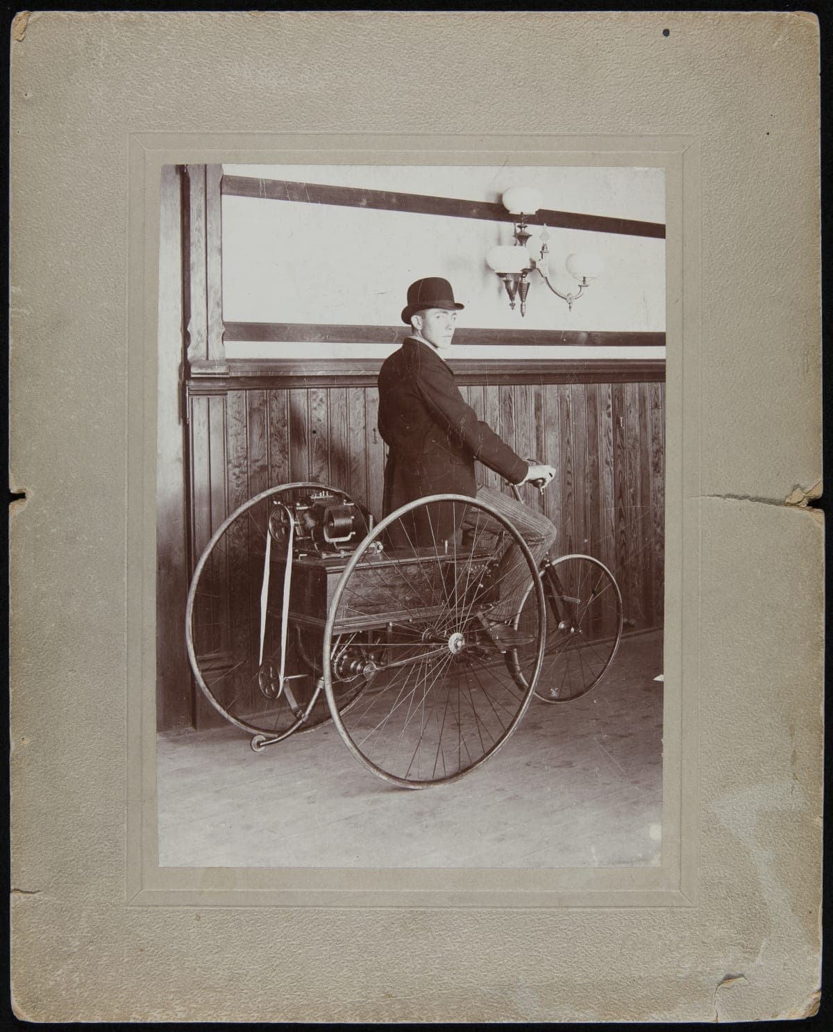 M. M. M. Slattery's Electric Tricycle, circa 1910