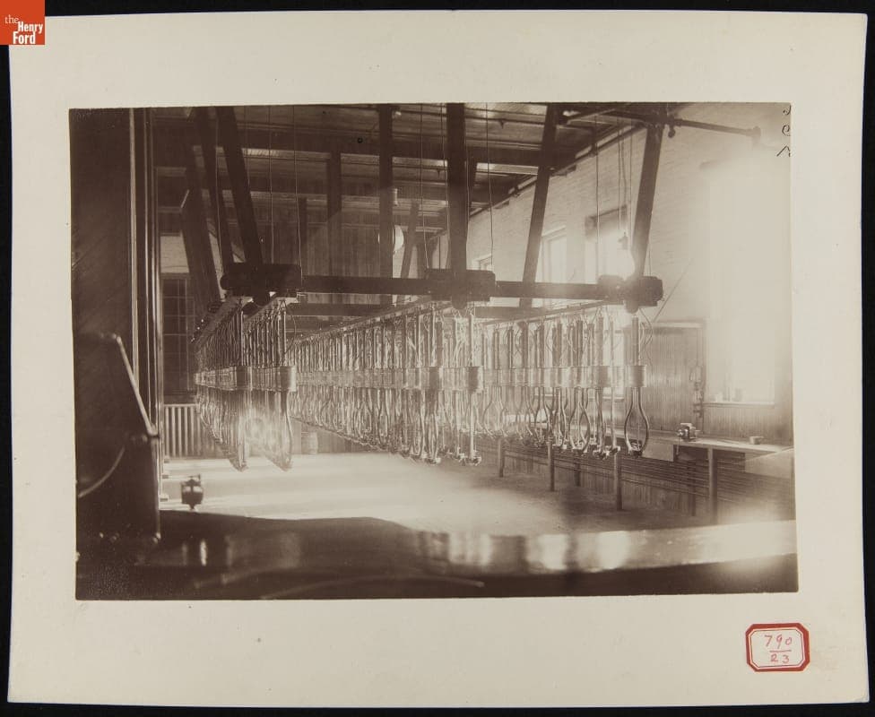Arc Lamp Testing Rack at the Fort Wayne Electrical Corporation, circa 1894