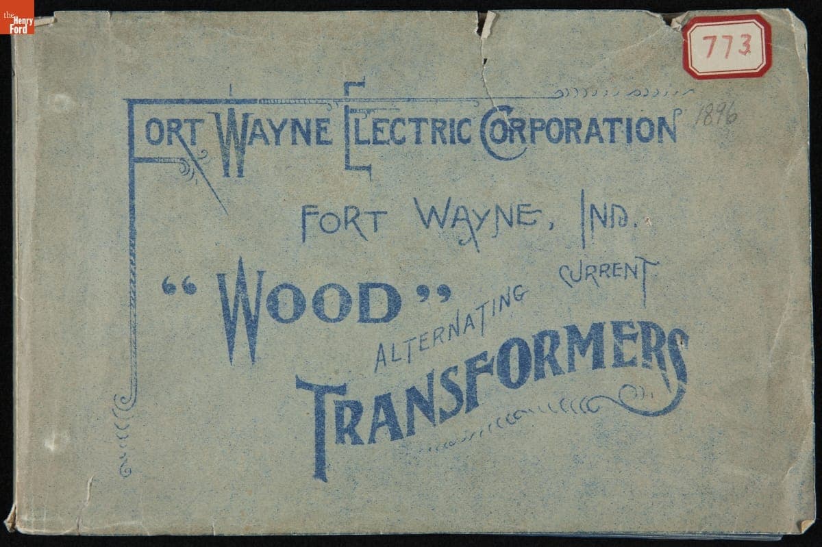 Fort Wayne Electric Corporation "Wood" Alternating Current Transformers, 1896
