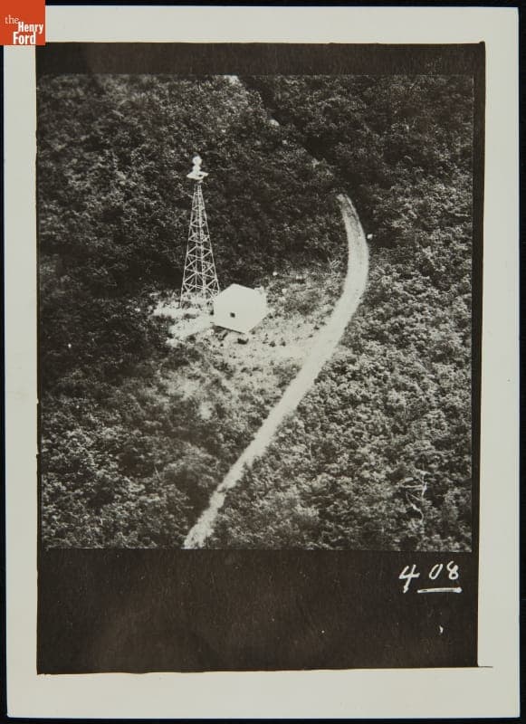 Aeronautical Beacon in the Alleghenies, circa 1925