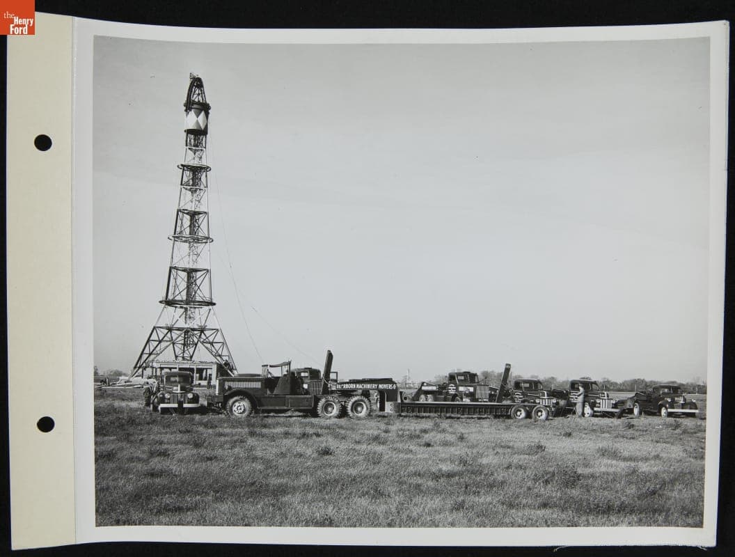 Dirigible Mooring Mast at Ford Airport Being Demolished, October 26, 1946
