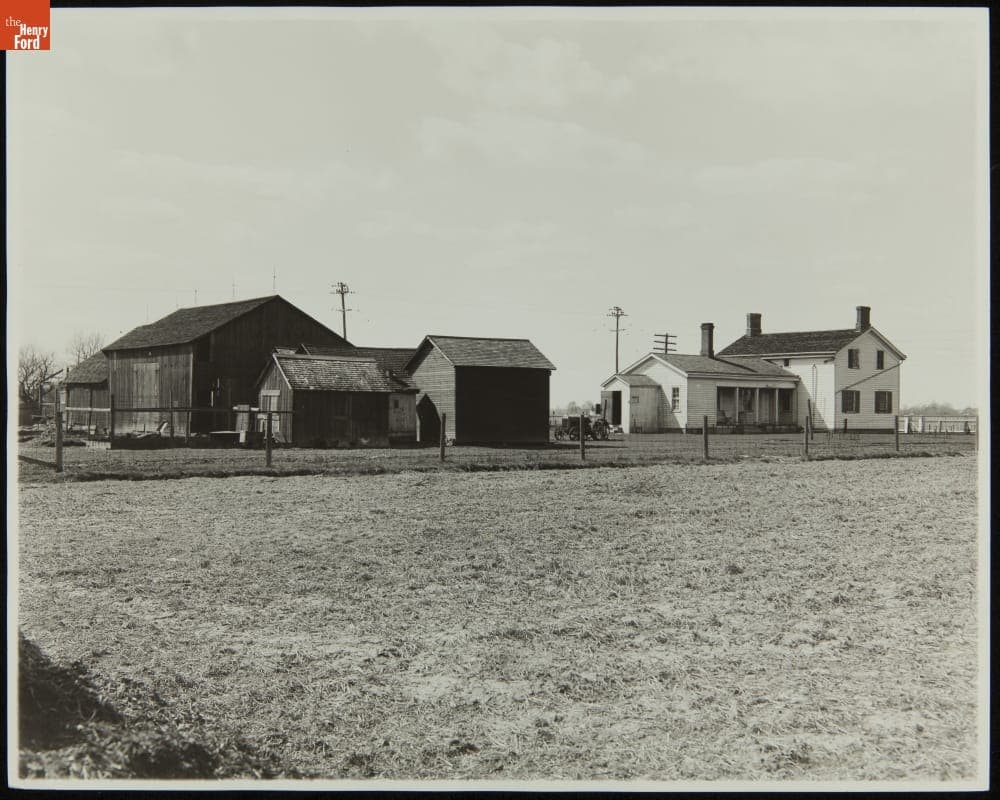 Ford Home (Henry Ford's Birthplace) at Its Original Site, Dearborn, Michigan, 1919
