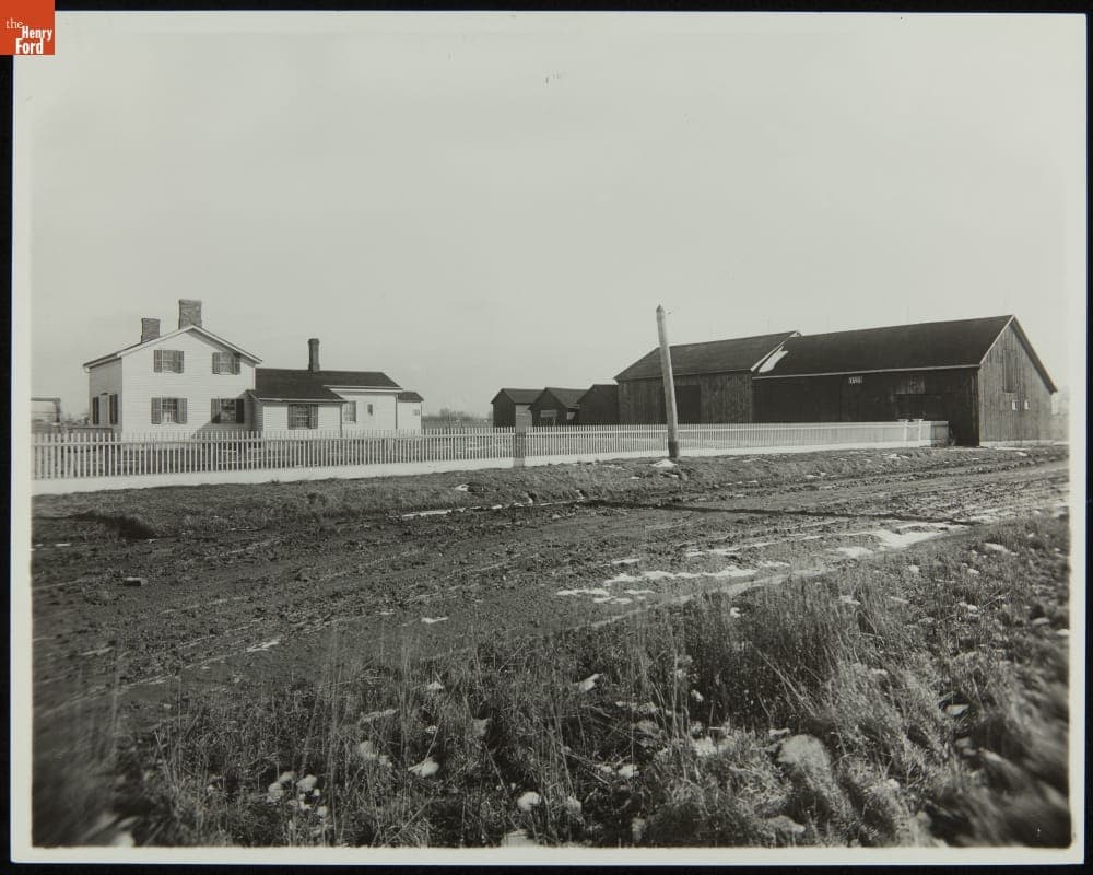 Ford Home (Henry Ford's Birthplace) at Its Original Site, Dearborn, Michigan, 1920-1929