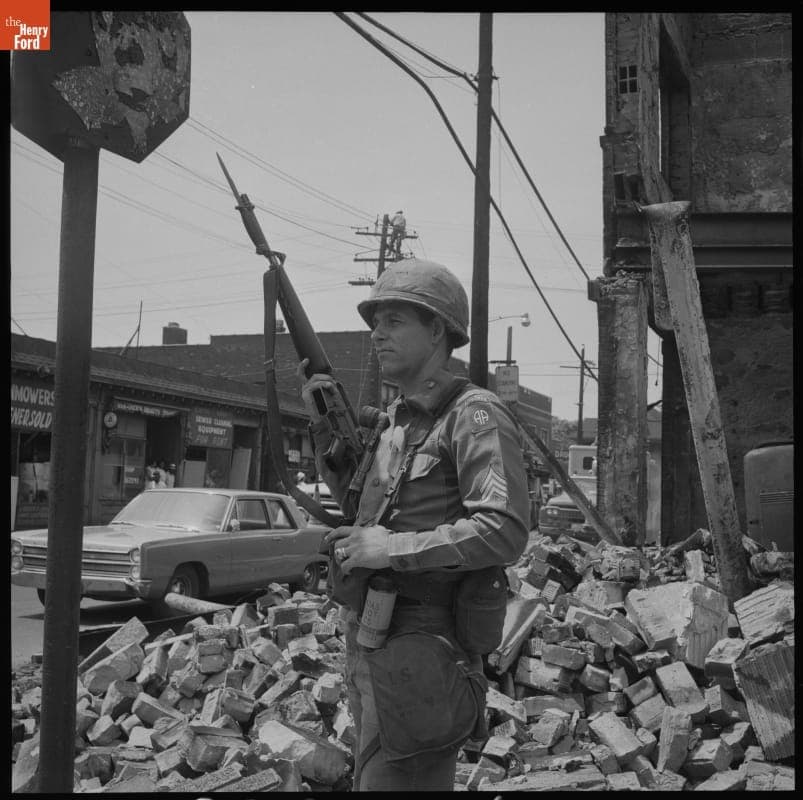 Detroit Edison Damage Assessment, Detroit, Michigan, 1967