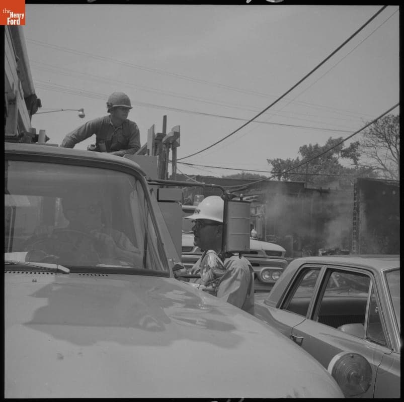 Detroit Edison Damage Assessment, Detroit, Michigan, 1967