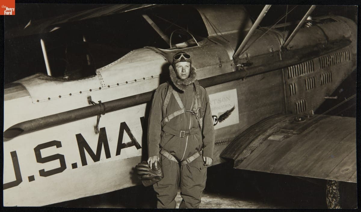 Charles Lindbergh Leaves Chicago with the U.S. Mail, February 21, 1928