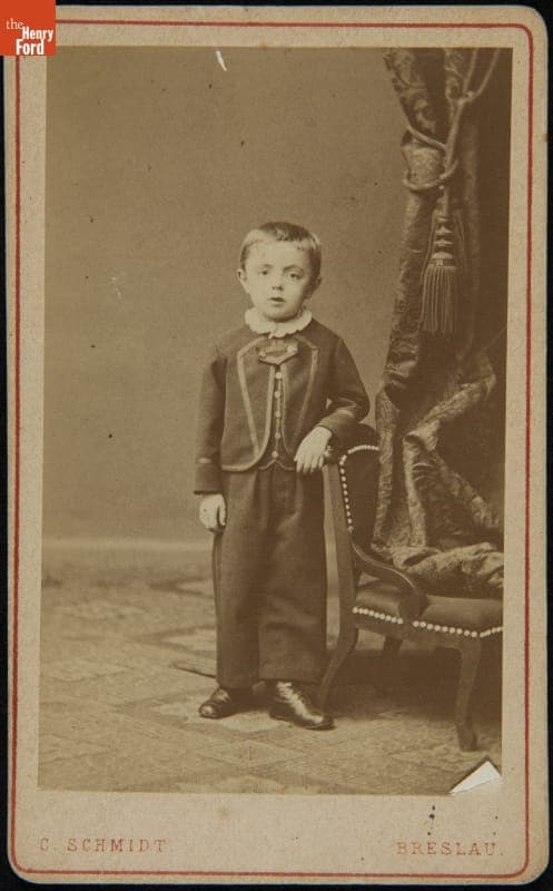 Charles Steinmetz at Age 6, 1871