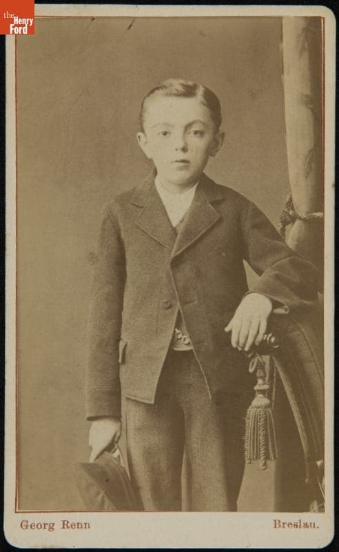 Charles Steinmetz at Age 12, 1877