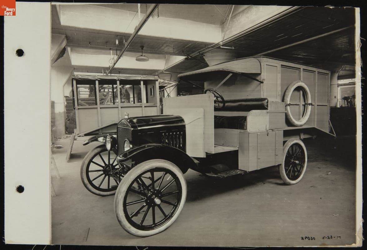 Ford Military Ambulance at the Highland Park Plant, May 1917