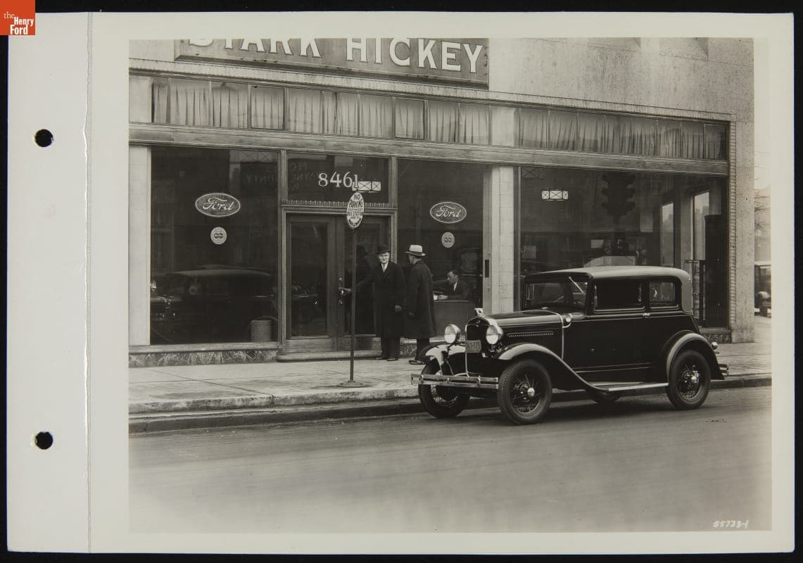 Stark Hickey Ford Dealership, 8461 Grand River, Detroit, Michigan, 1935