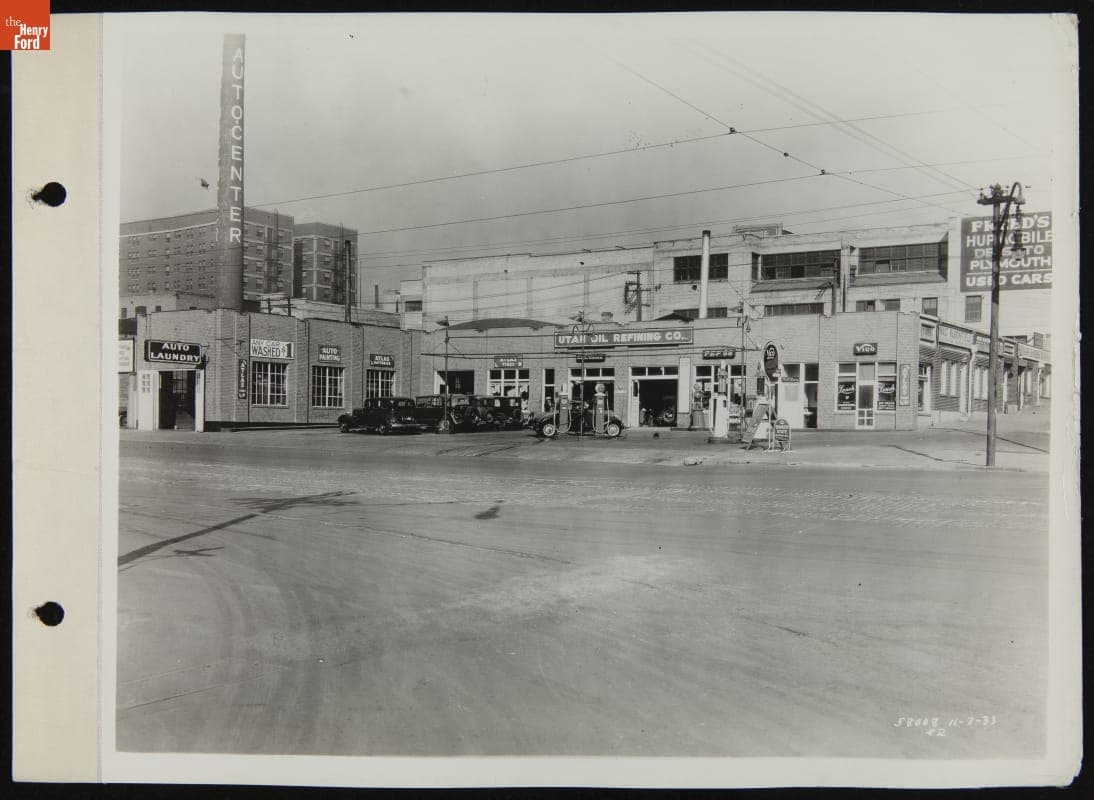 Super Service Station, Utah Oil Refining Co., November 1933
