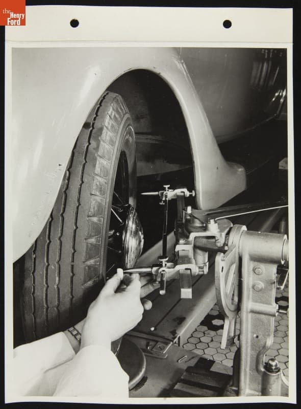 Bean Wheel Alignment Equipment, December 1935