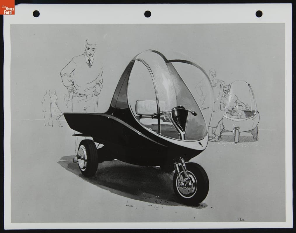 Three-Wheeled Automobile Design, 1959