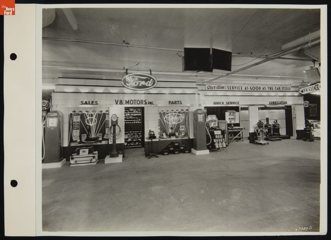Ford Service Exhibit at Dallas Centennial Exposition, February 1937