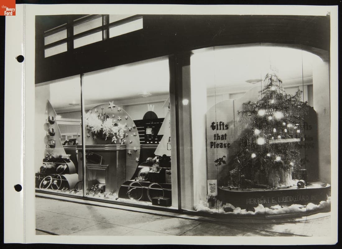 Herbert E. Woodward Christmas Window Display, 1937