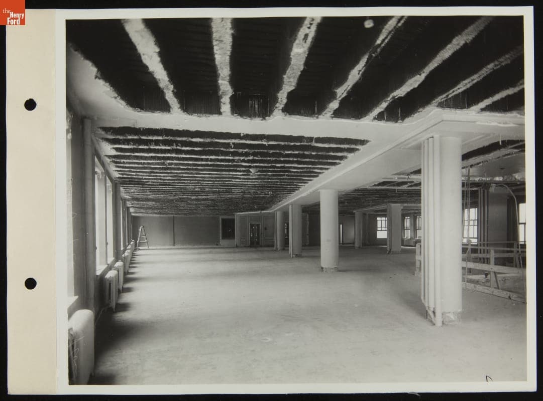 Interior Remodeling in Progress, Ford Motor Company's New York City Branch, July 1937