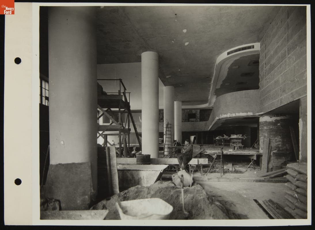 Interior Remodeling in Progress, Ford Motor Company's New York City Branch, July 1937