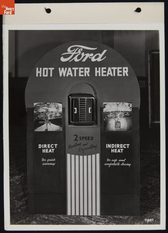 Ford Auto Heater Advertising Display for Dealerships, June 1939