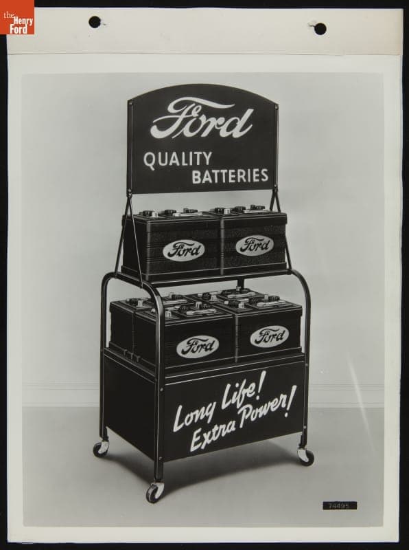 Ford Battery Display, October 1940
