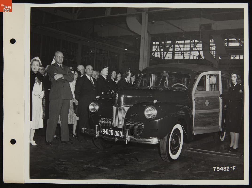 Presenting the 29-Millionth Ford to the Red Cross Women's Motor Corps, April 29, 1941