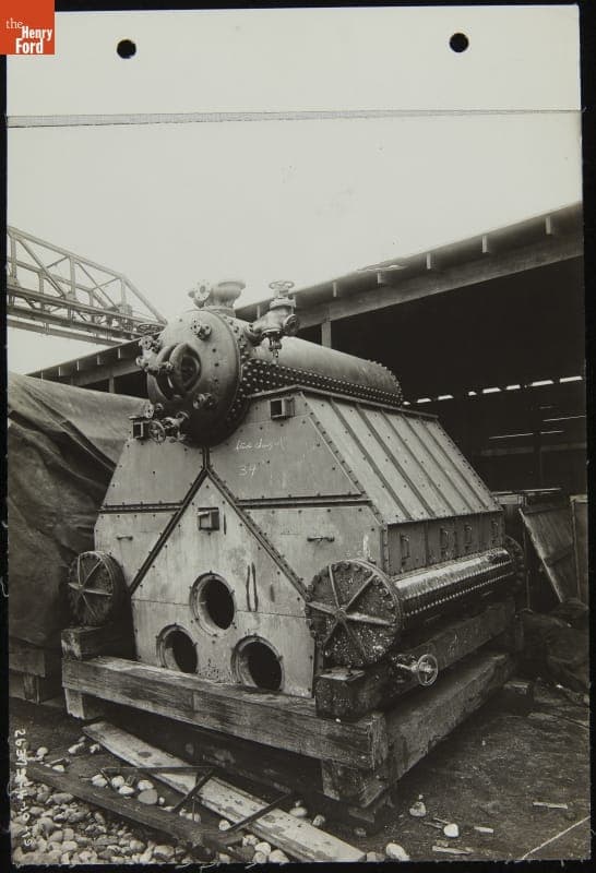 Completed Eagle Boat Boiler Ready for Installation, April 1919