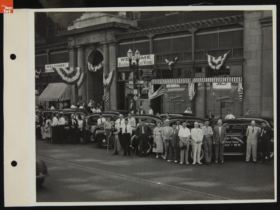 Michigan Disabled Veterans Convention, Pantlind Hotel, Grand Rapdis, Michigan, August 1937