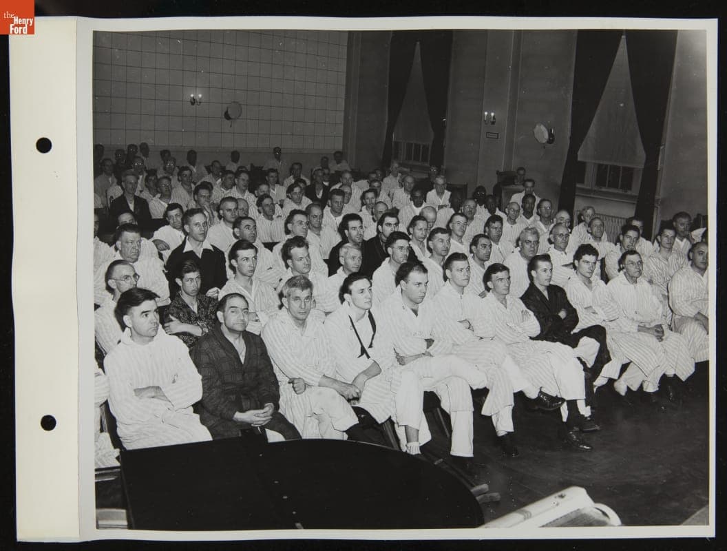Assembly of Patients at Veterans Hospital, February 1944