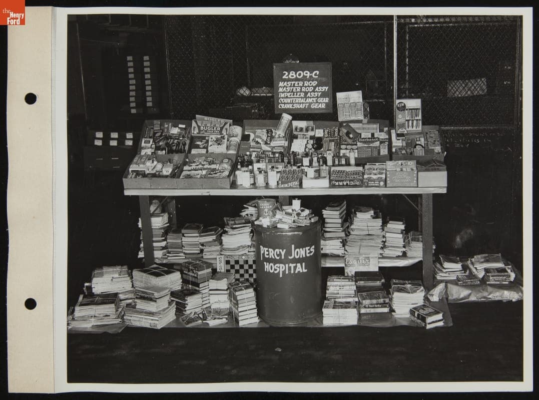 Assorted Gifts for Veterans at Percy Jones Hospital, March 1945